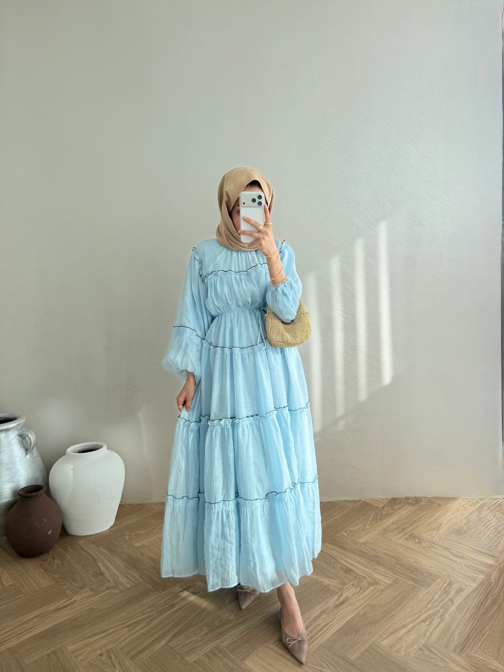 Alia Vual Elbise - Mavi