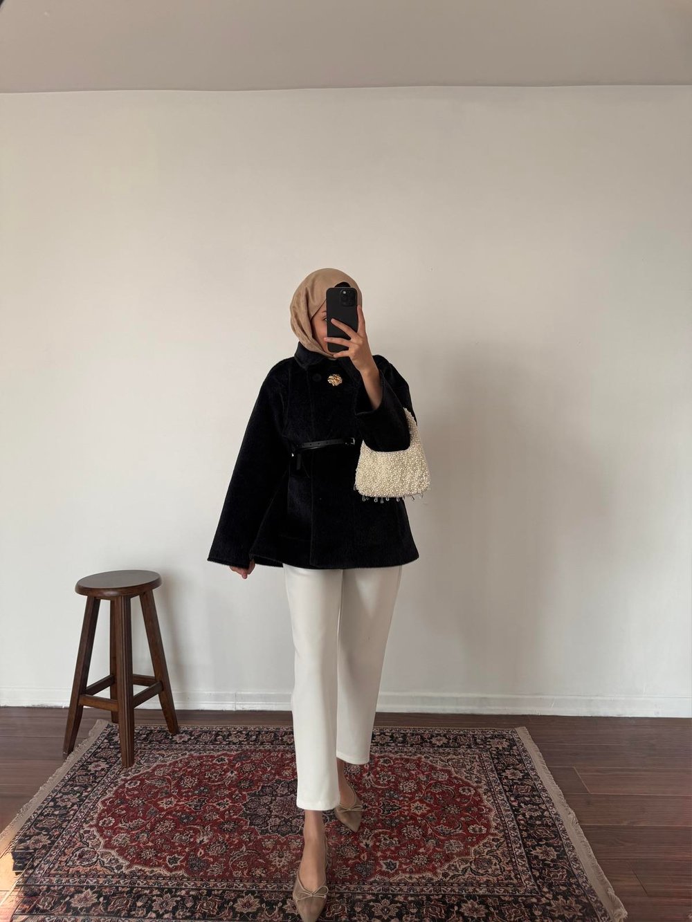 Kemerli Goldfox Kaban - Siyah