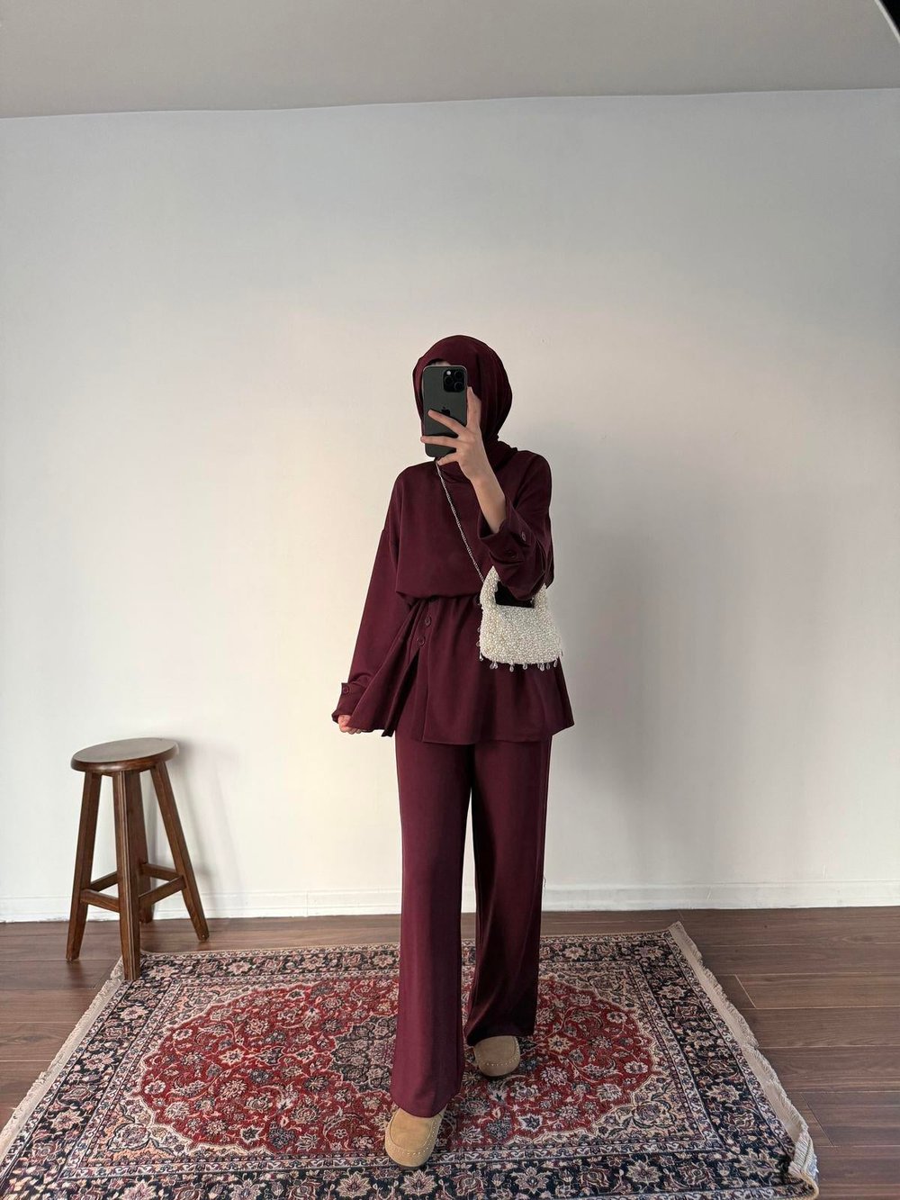 Oysho Takım - Bordo