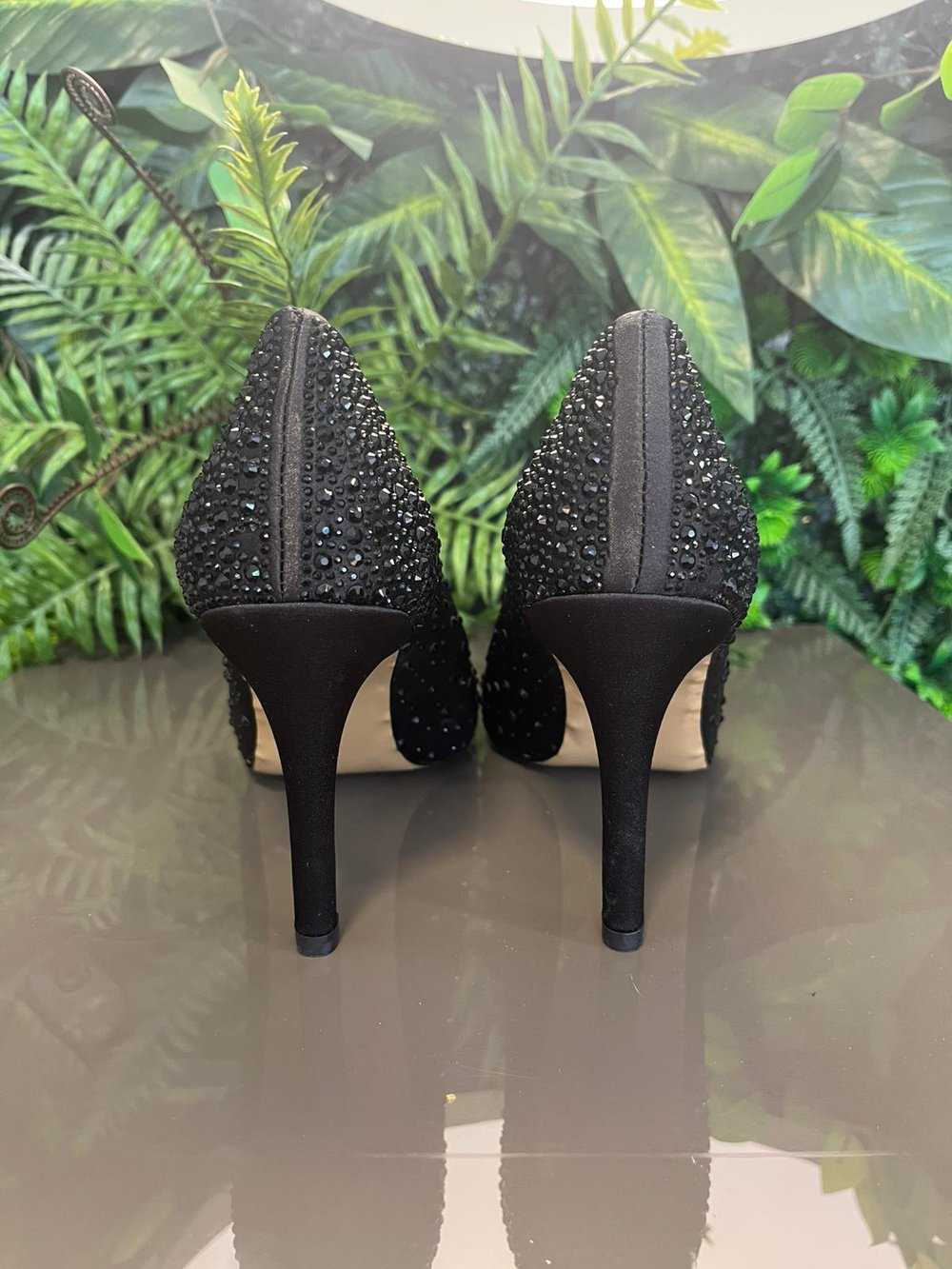 1703 KOD KADIN İNCE TOPUKLU ABİYE AYAKKABI SİYAH