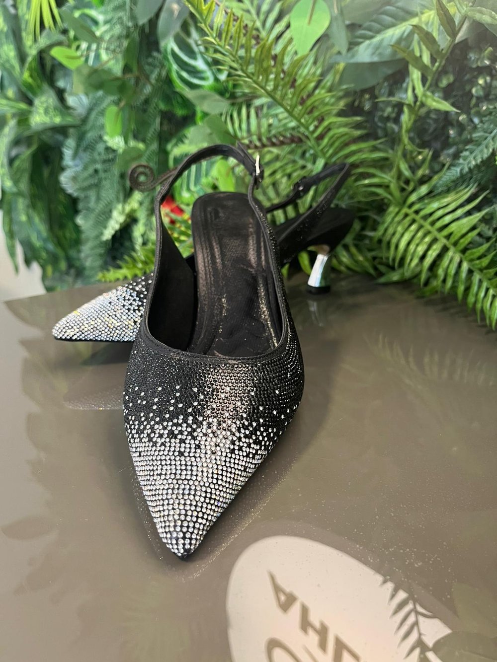 1711 KOD KADIN KISA TOPUKLU ABİYE AYAKKABI SİYAH