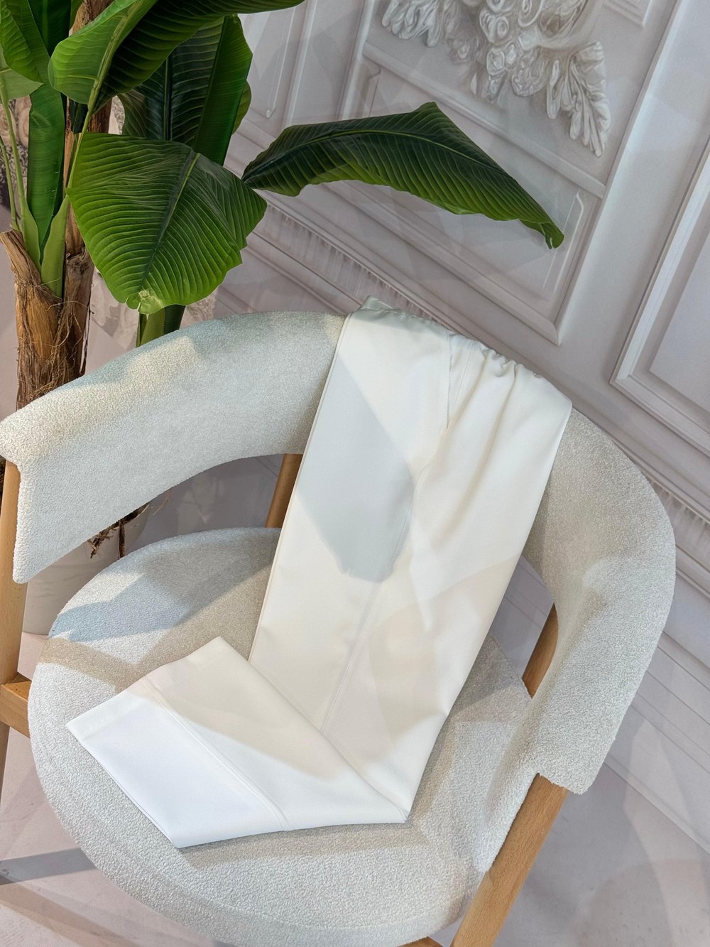 304 KOD DAR PAÇA PANTOLON EKRU