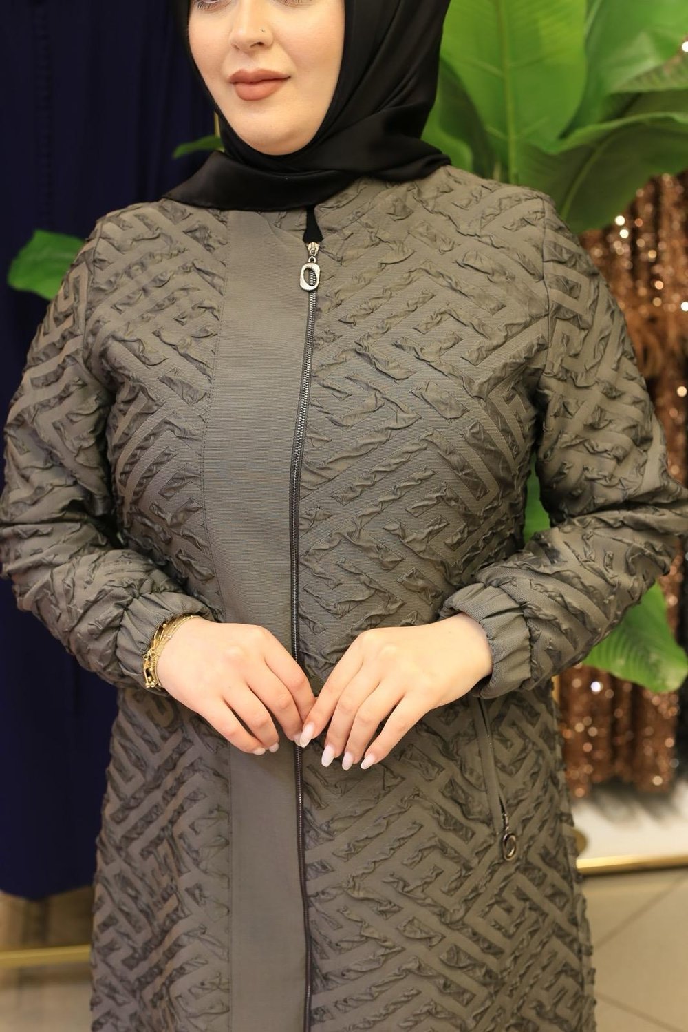 6134 KOD KABARTMALI GİYÇIK ANTRASİT