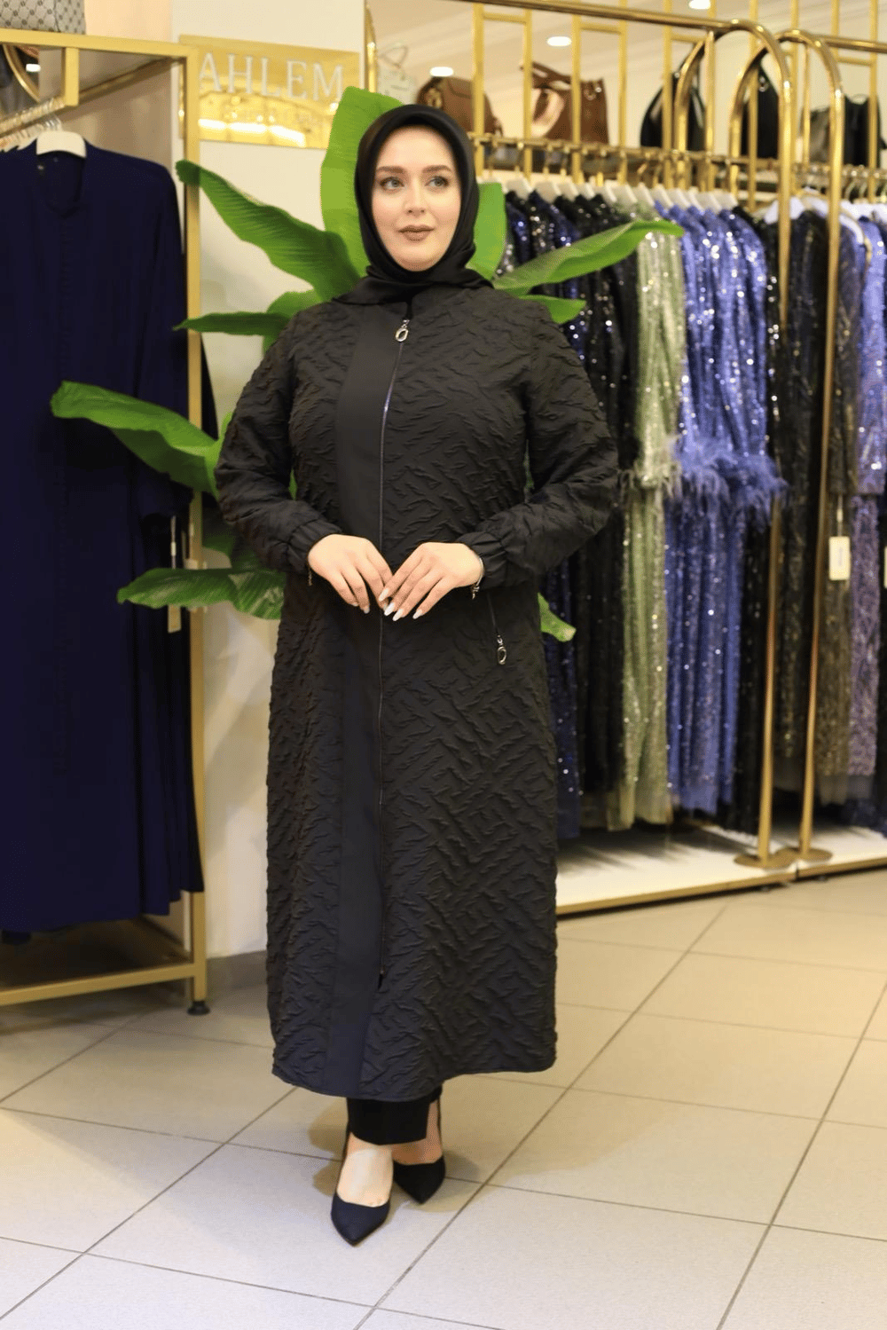 6134 KOD KABARTMALI GİYÇIK SİYAH