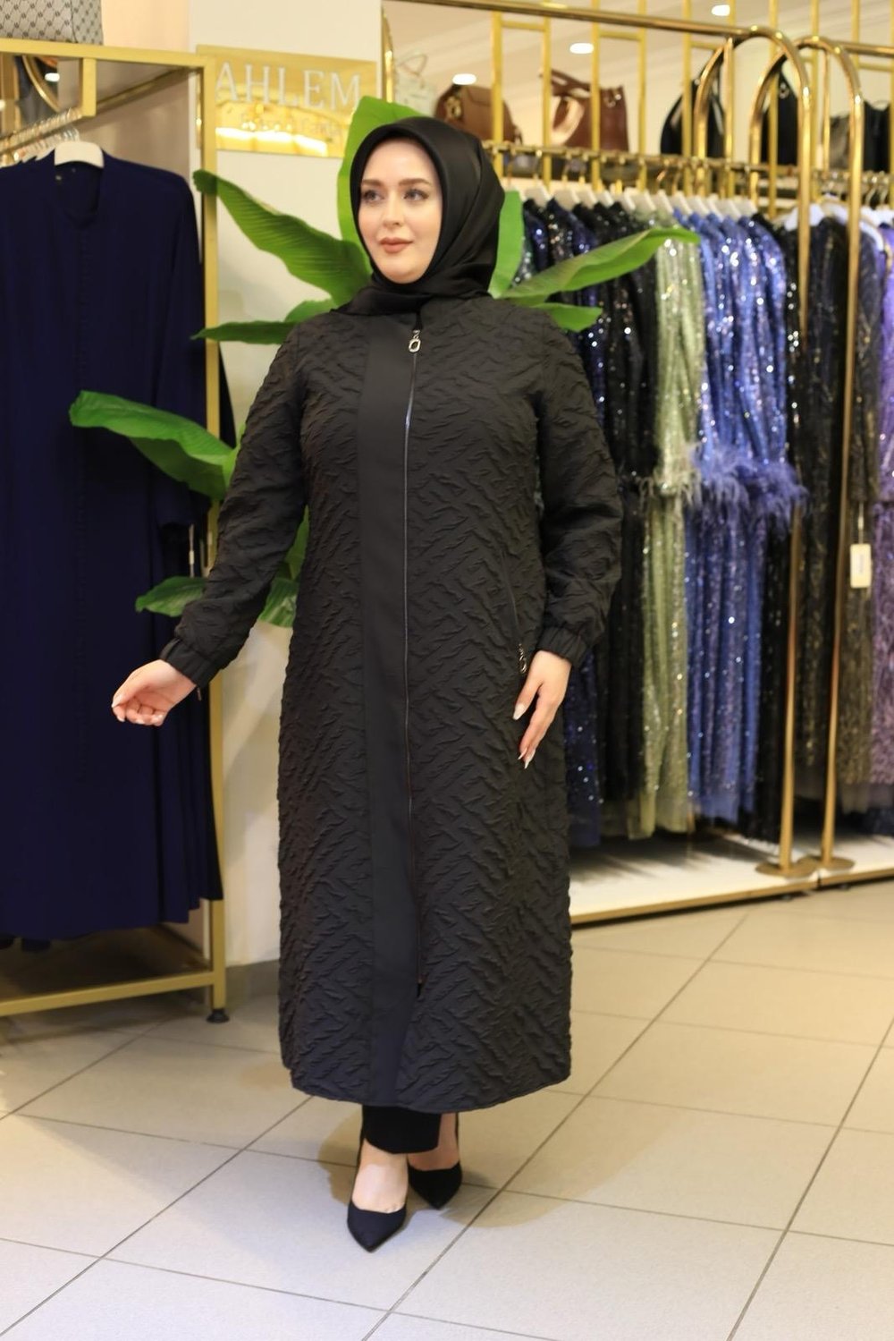 6134 KOD KABARTMALI GİYÇIK SİYAH