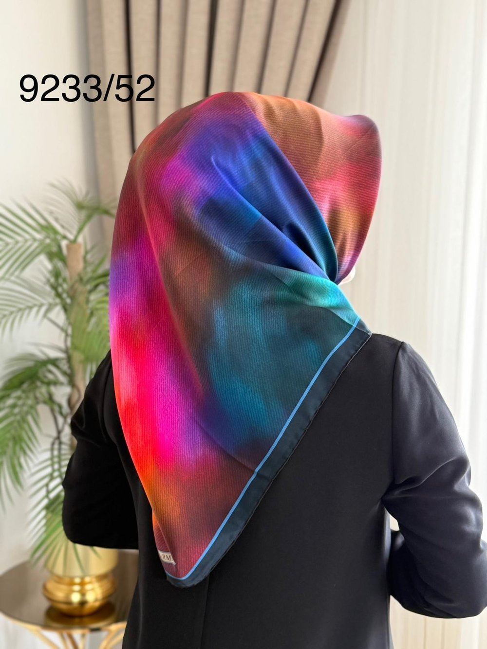 9233/52 KOD RENKLİ ARMİNE SAF İPEK EŞARP MOR