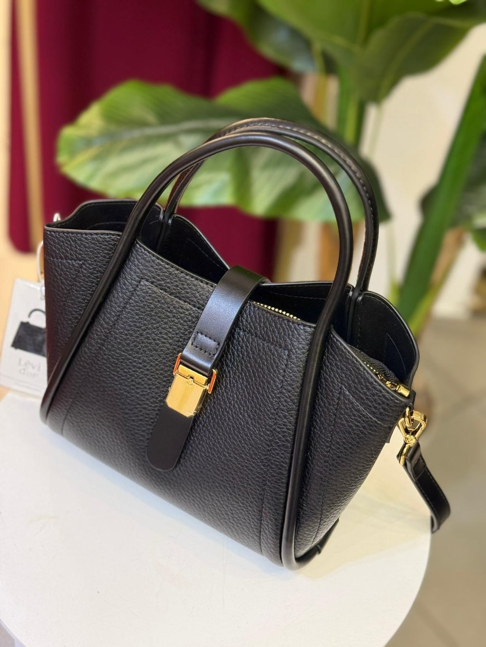 LEVİDOR ZARF CÜZDAN DETAYLI EL ÇANTASI 930643 SİYAH