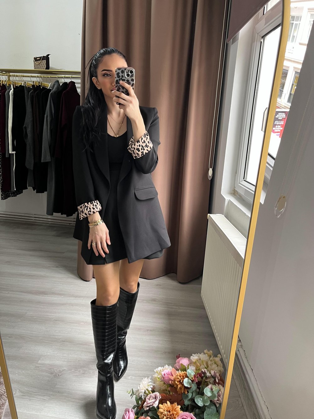 Siyah Şal Yaka Ceket