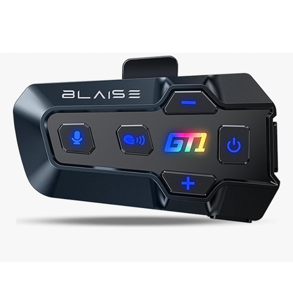 BLAISE GT1 Bluetooth Motosiklet Intercom Siyah