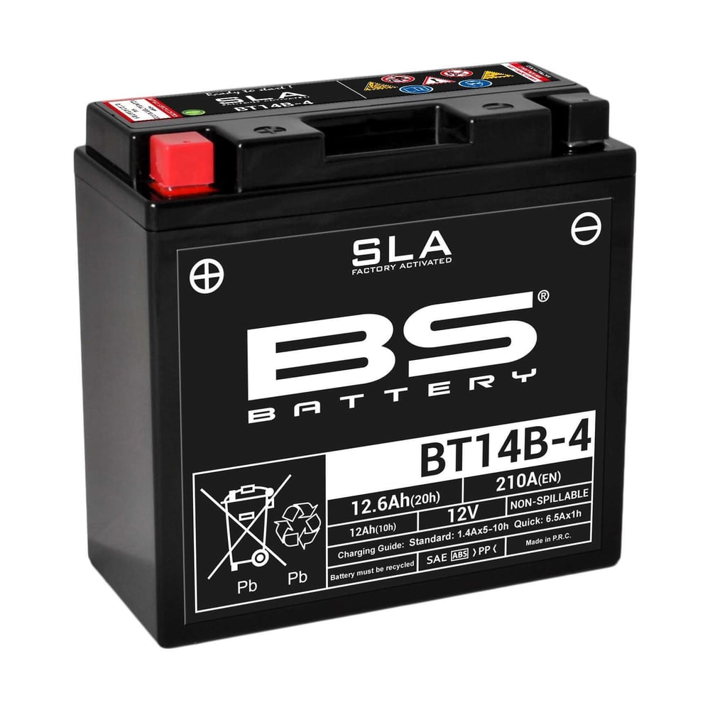 BS BATTERY BT14B-4 (SLA) Motosiklet Aküsü SLA Tipi
