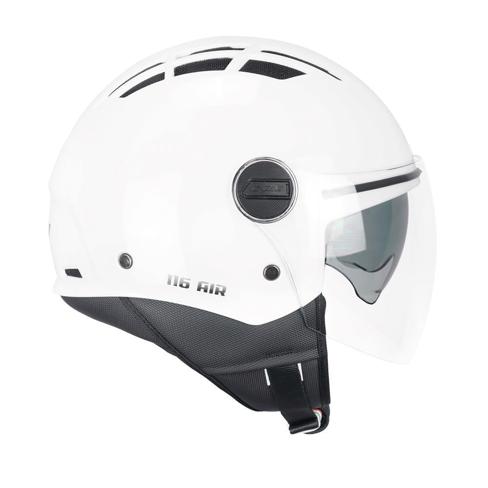 CGM 116A AIR Açık Kask BEYAZ Uzun Vizör+Güneş Vizörlü -XL