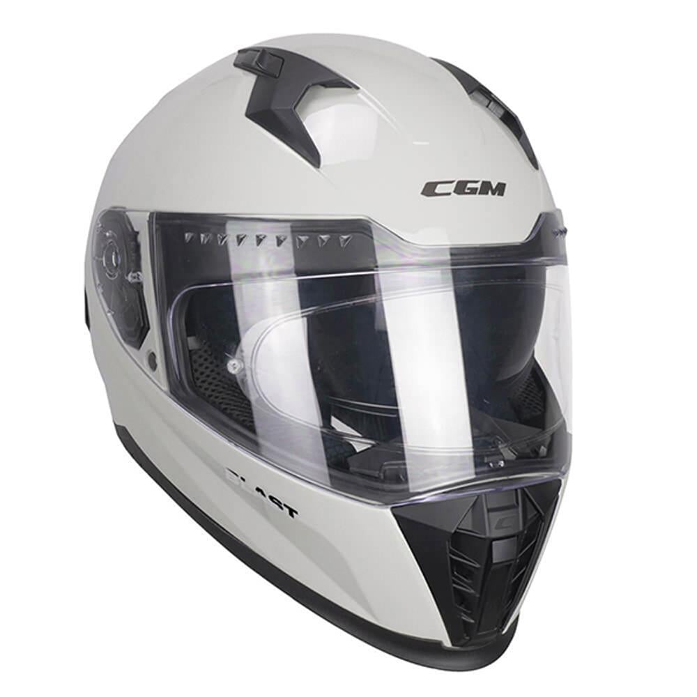CGM 311A BLAST MONO KAPALI MOTOSİKLET KASKI Beyaz / M