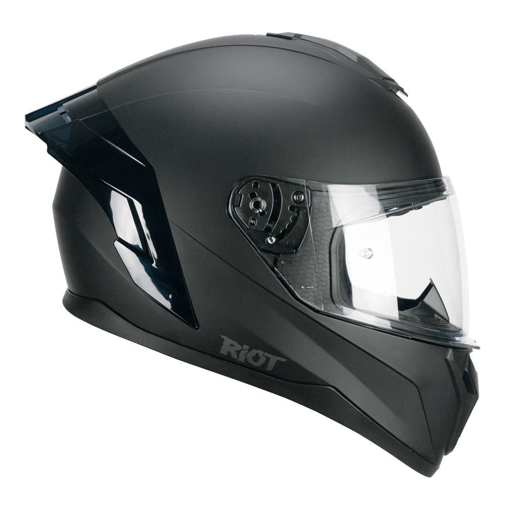 CGM 330A RIOT Sport Kapalı Kask Spoyler Siyah -S