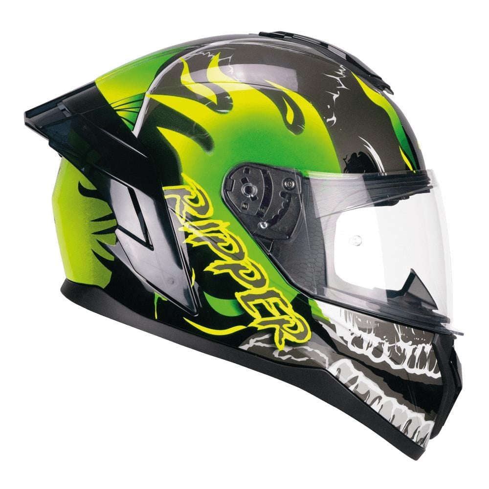 CGM 330R RIOT RIPPER Kapalı Kask Siyah/Sarı-L