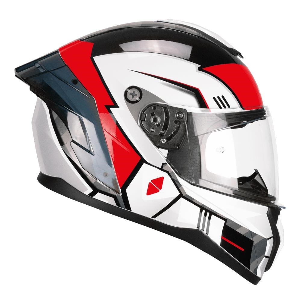 CGM 330R RIOT SPACE Kapalı Kask Siyah/Kırmızı-S