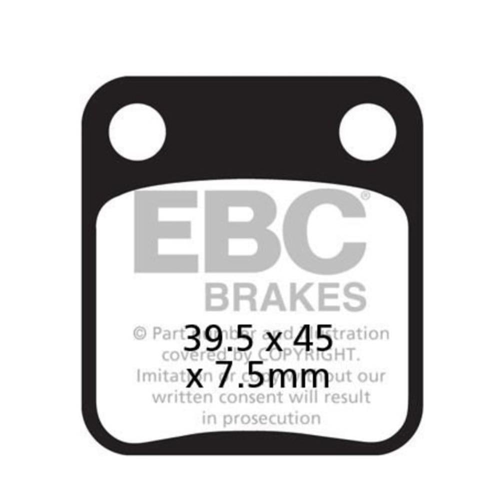 EBC FA054TT HONDA CG125/150 CARBON ÖN FREN BALATASI