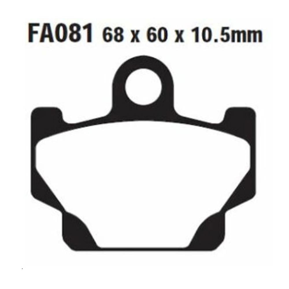 EBC FA081 YAMAHA XV250 VIRAGO 89-94 , XT600 TENERE 84-86 ÖN FREN BALATASI