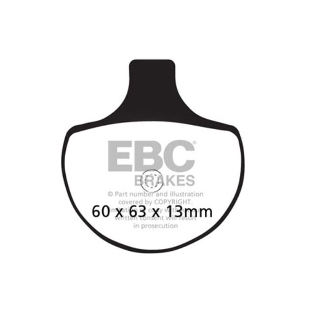 EBC FA094V HARLEY DAVIDSON FLSTB/FLSTC 00-11 YARI SİNTER ÖN FREN BALATASI