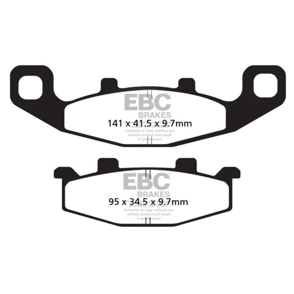EBC FA129R KAWASAKI ZR1100, ZZR1100 90-97 SINTER ARKA FREN BALATASI