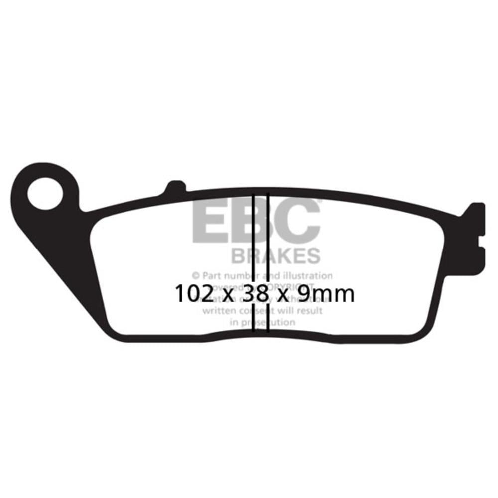 EBC FA142HH HONDA ST1100 PAN , KAWASAKI Z800 SINTER ÖN FREN BALATASI