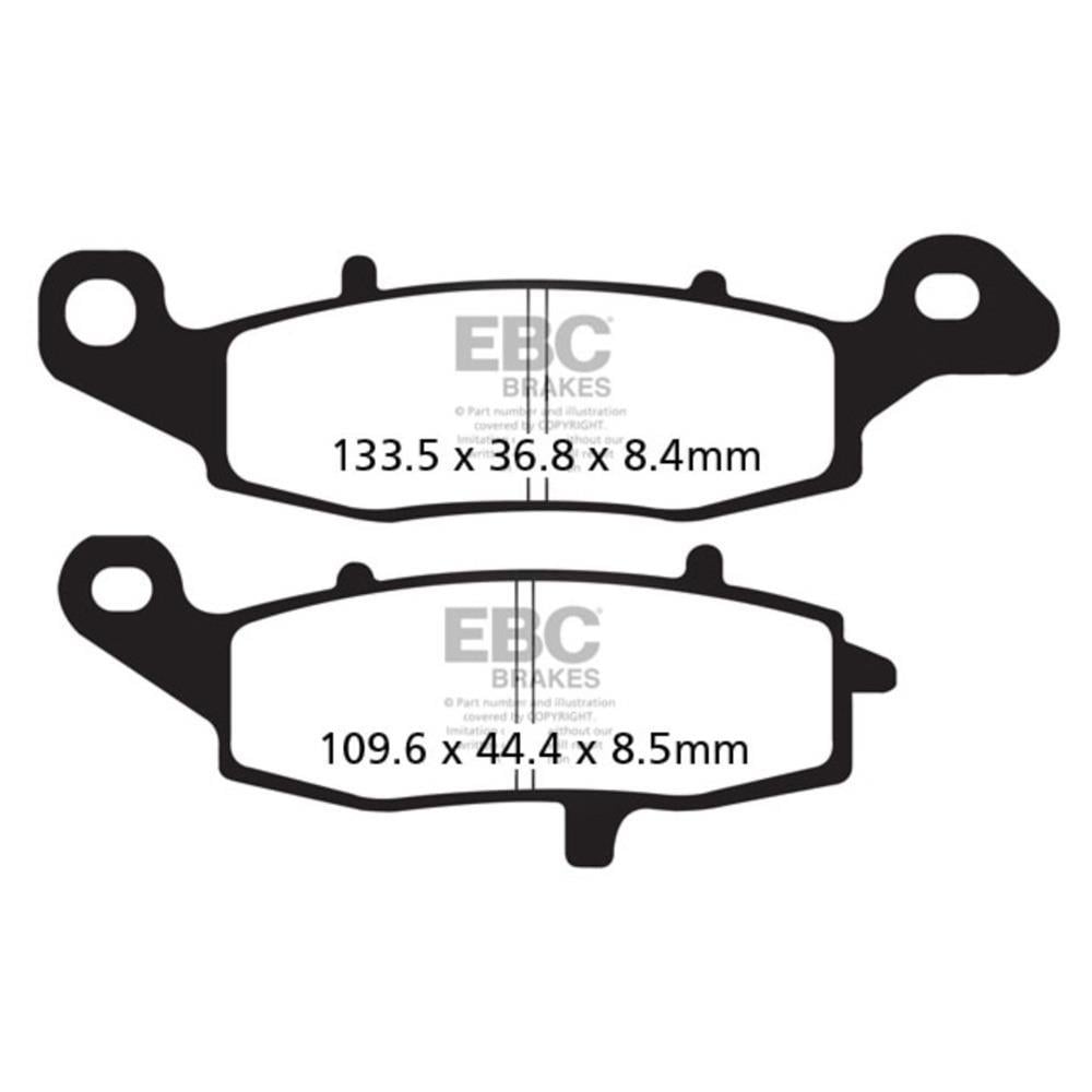EBC FA229HH KAWASAKI ER6-F/N , VN1500 , VSTROM DL1000 02-10 ÖN SAĞ SINTER FREN BALA