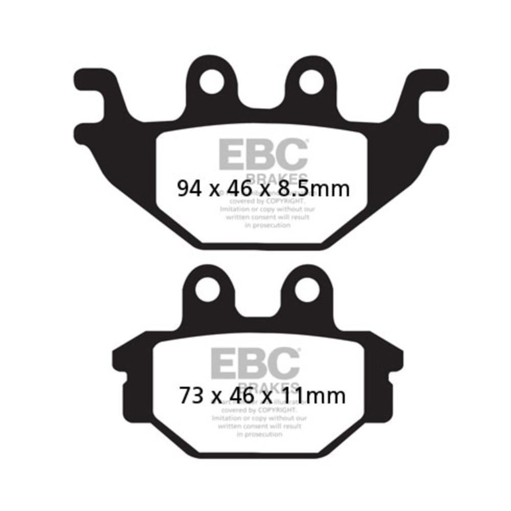 EBC FA377HH YAMAHA MT125 / R125 14-21 SINTER ARKA FREN BALATASI