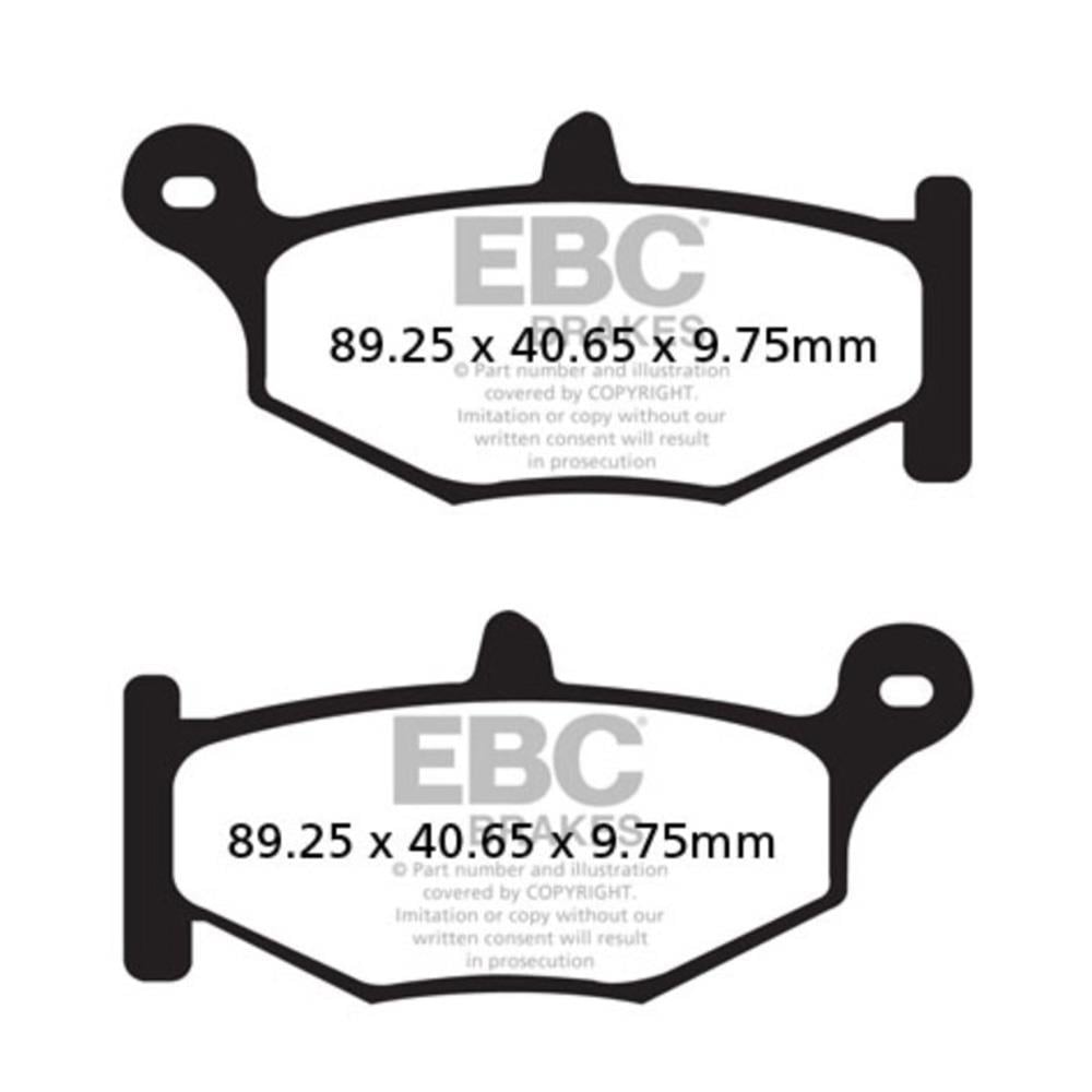 EBC FA419V SUZUKI DL 1000,1050 VSTROM YARI SINTER ARKA FREN BALATASI
