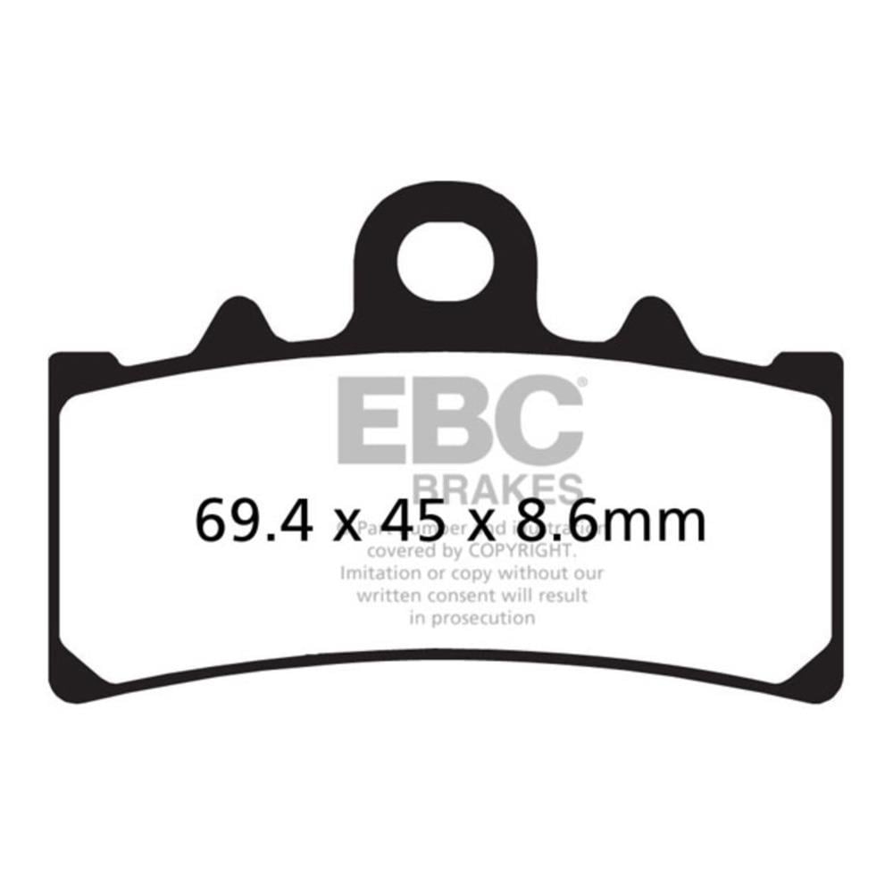 EBC FA606HH KTM DUKE 250/390 ,RC390,ADV SİNTER ÖN FREN BALATASI