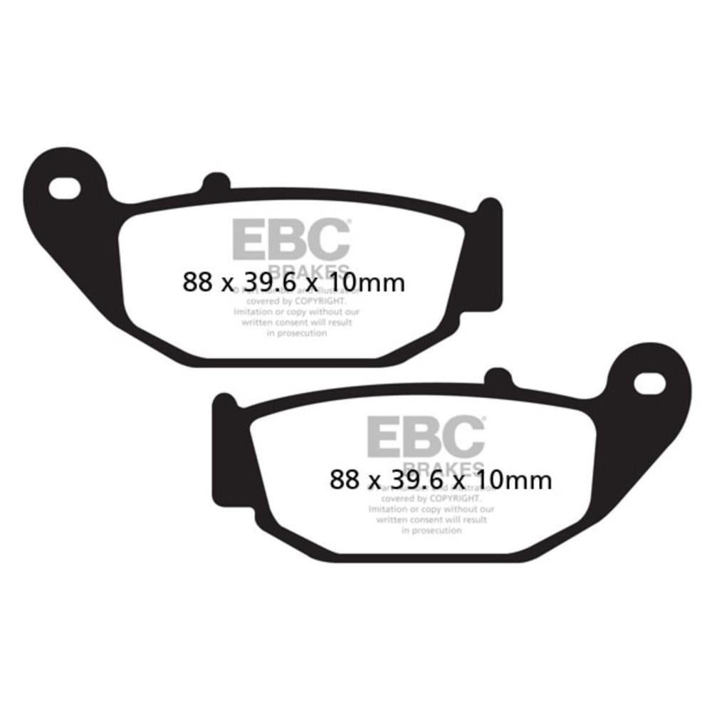 EBC FA629TT HONDA CRF250-MSX125-CB125R/SUZUKI GSXR125 CARBON ARKA FREN BALATASI