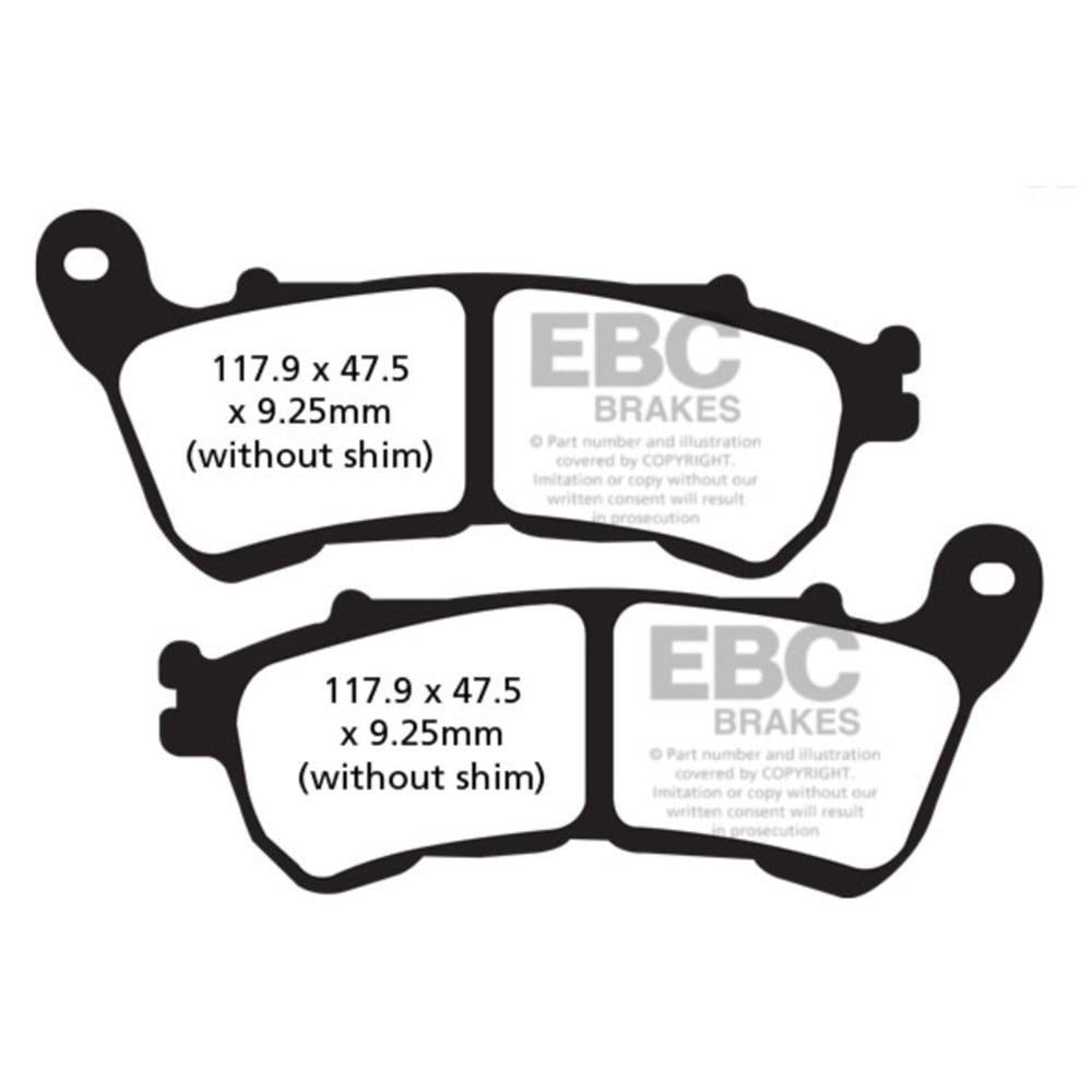 EBC FA640V HD XL883-XL1200 IRON SPORTSTRER 14-20 ÖN FREN BALATASI