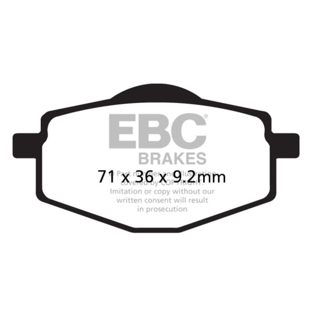 EBC SFA101HH YAMAHA XT600/660 TENERE 87-98 , YBR125 05-06 ,CF MOTO 11-12 FREN BALATA