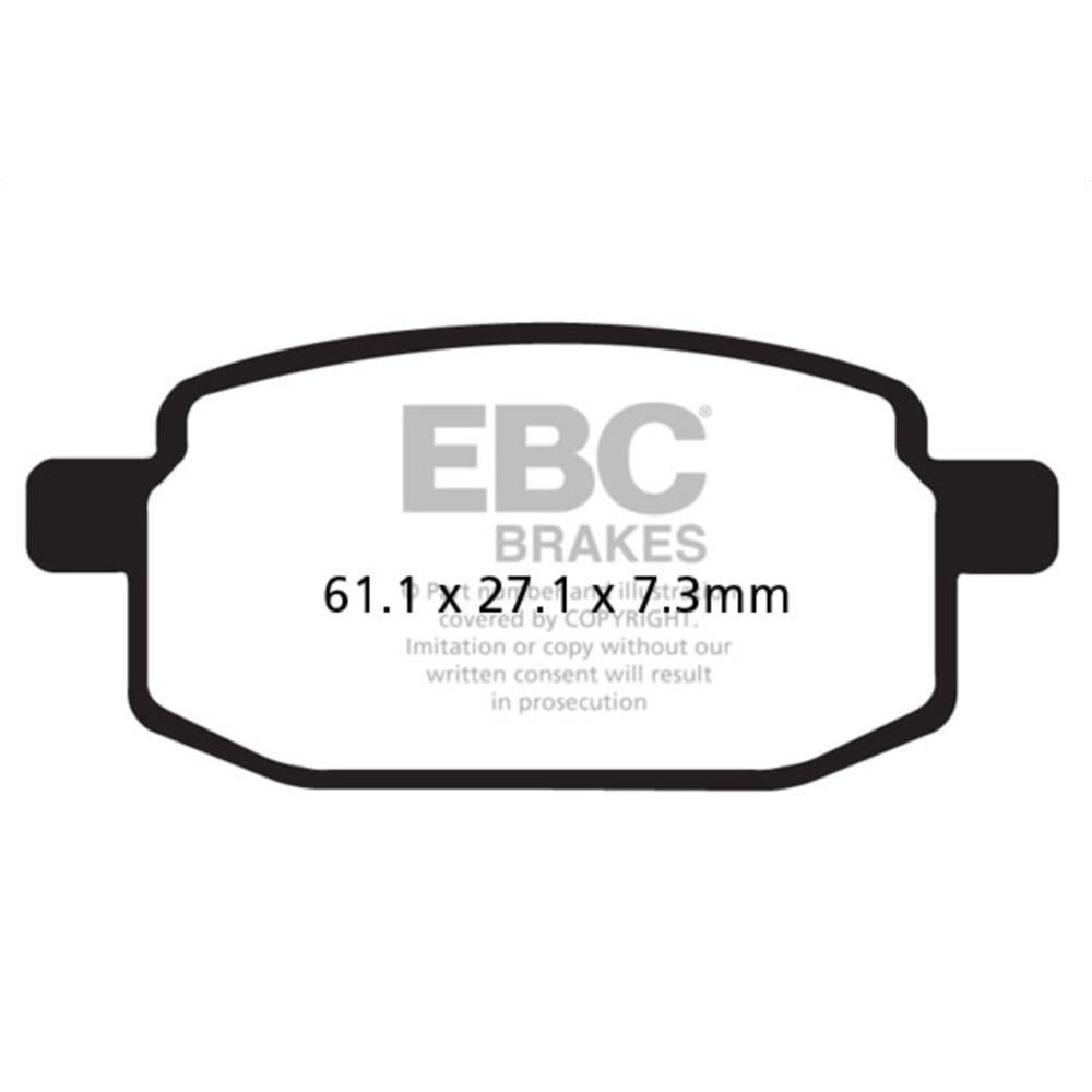 EBC SFA169 BETA R125 MINI CROSS, HERO SCOOTER ÖN FREN BALATASI