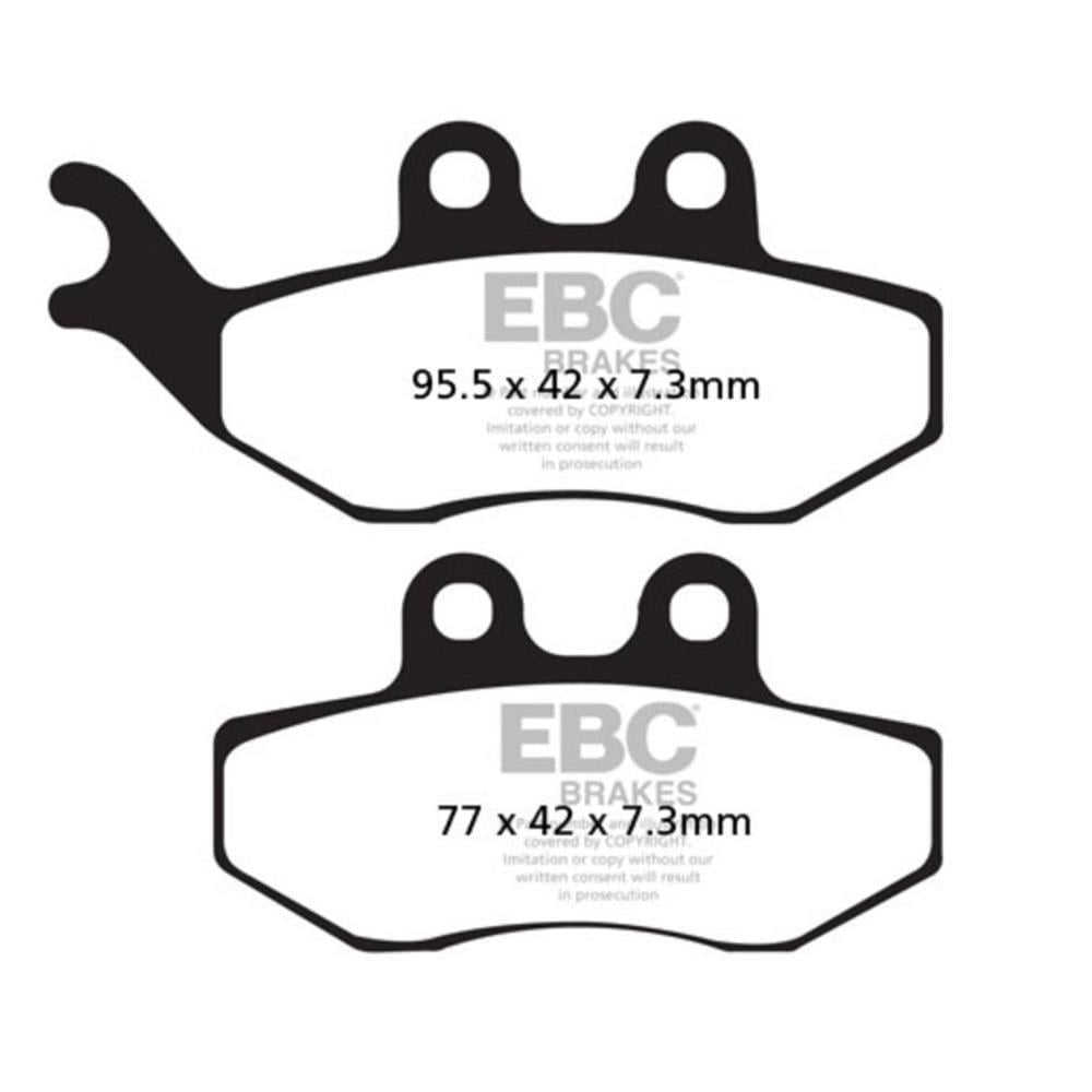 EBC SFA194 PIAGGIO - VESPA GRIMECA CALIPER , YAMAHA XT125 X CARBON ÖN FREN BALATAS