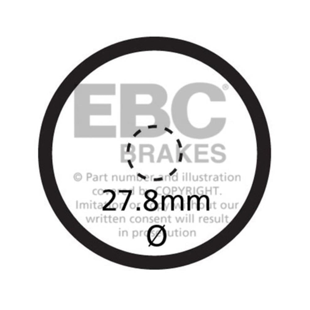 EBC SFA621V YAMAHA TMAX 500/530 EL FREN BALATASI