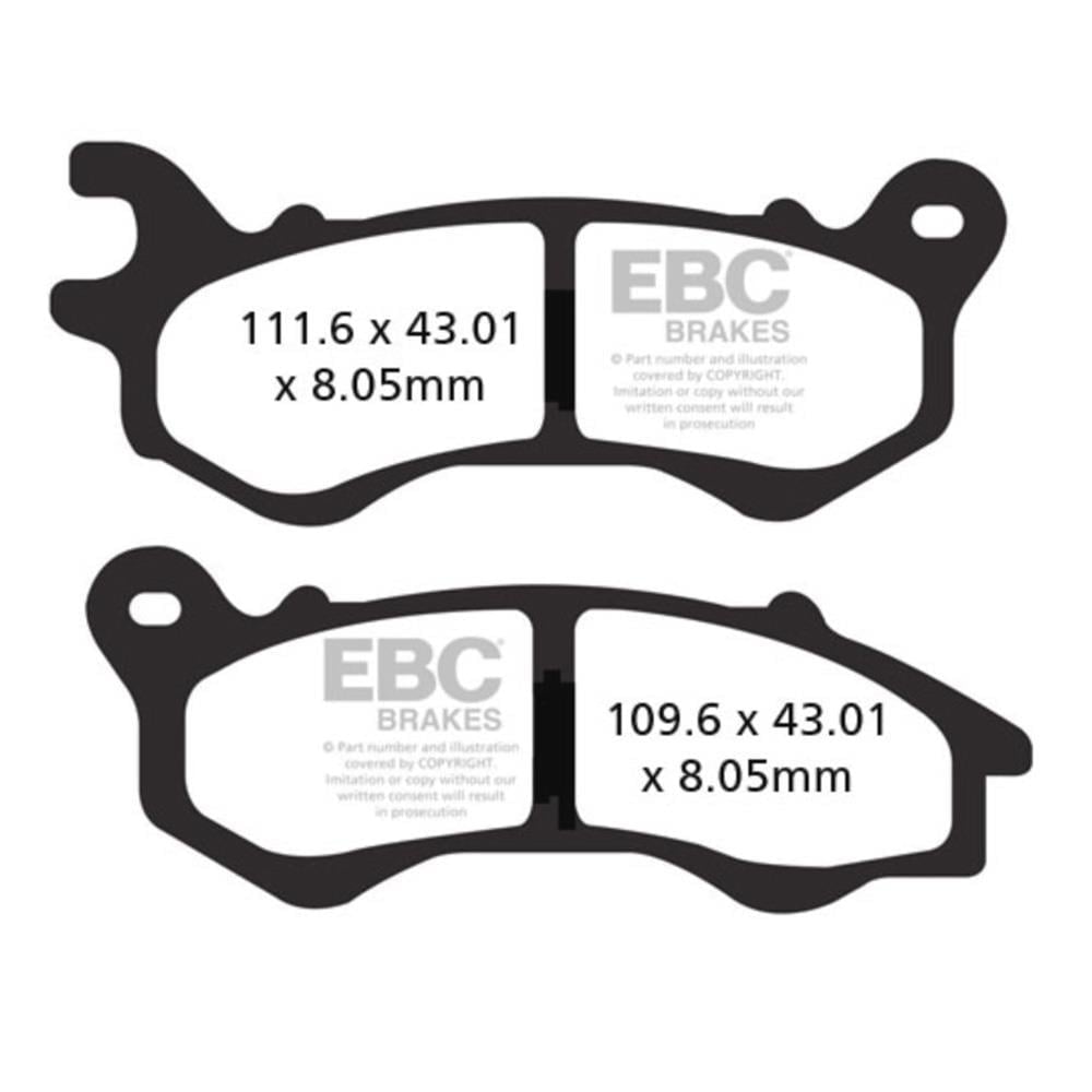 EBC SFAC603 HONDA PCX125/150 CARBON ÖN FREN BALATASI