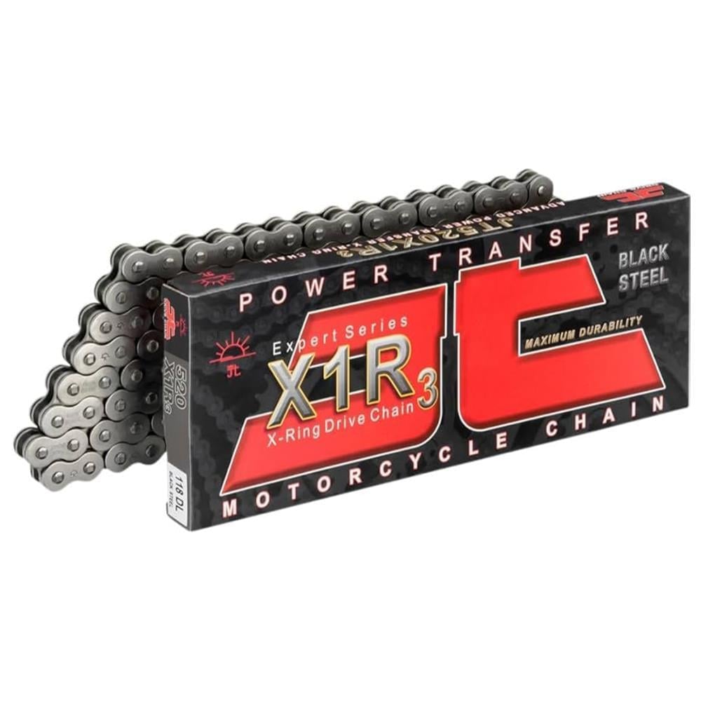 JT Motosiklet Zinciri 520 X-Ring Zincir X1R3 520 x 114 Çelik JTC520X1R3-114DL