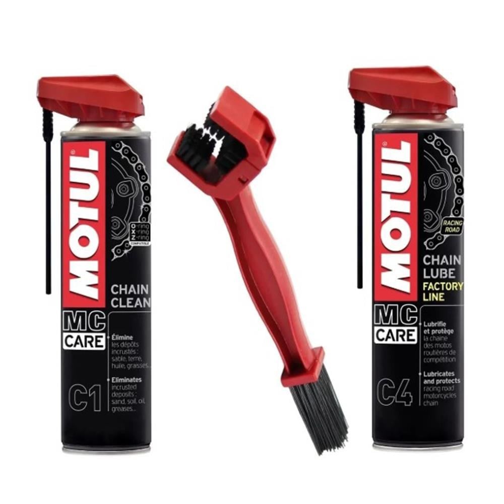 Motul Motosiklet Zincir Temizleme Seti C1+C4
