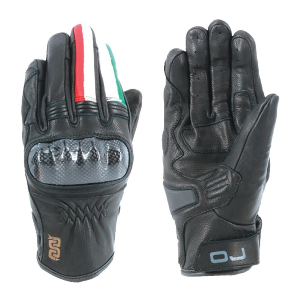 OJ FIGHTER 1.8 İTALYAN TARZI KORUMALI KISA MOTOSİKLET DERİ ELDİVEN 2XL EN 13594