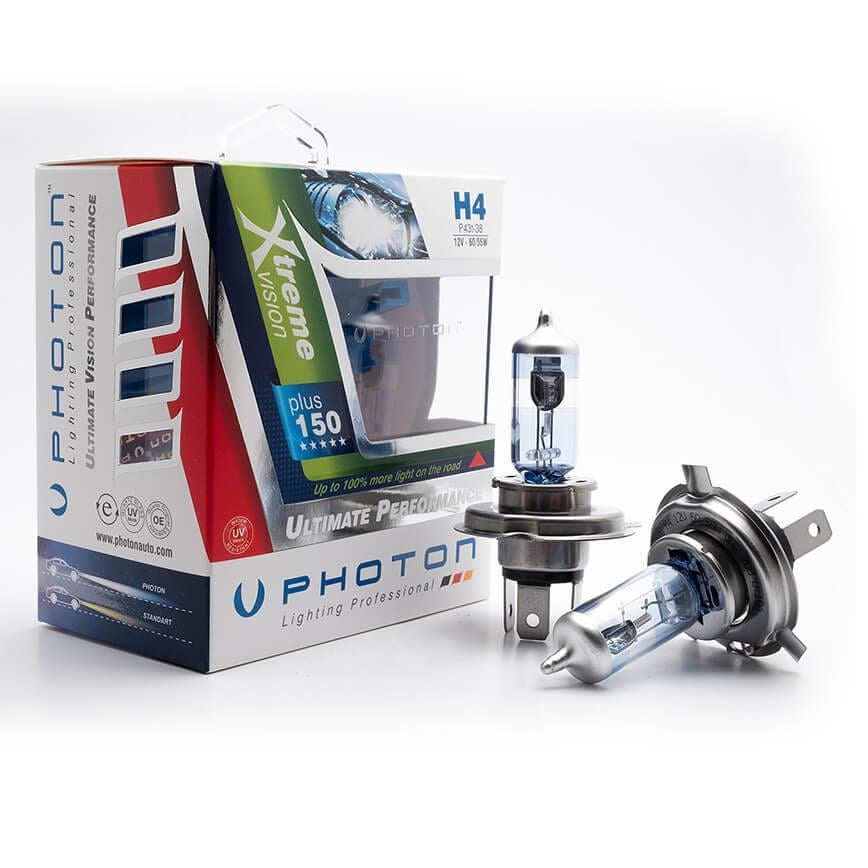 PHOTON H4 12V 60/55W XTREME VISION SET (%150 FAZLA IŞIK) PH5504 XV