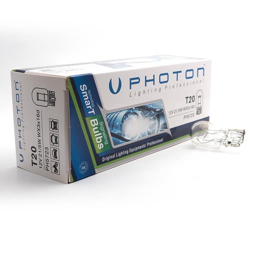 PHOTON T20 21/5W 12V ÇİFT DEVRE DİPSİZ AMPÜL PH5723
