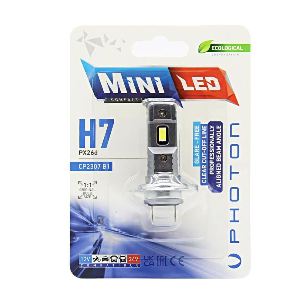Photon Mini H7 12-24V COMPACT LED (TEKLİ BLİSTER) CP2307 B1 CP2307 B1