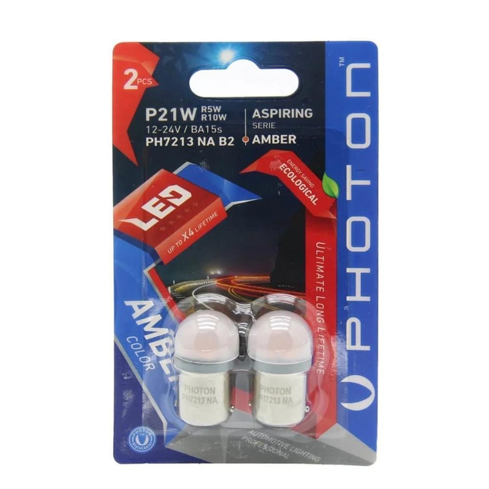 Photon PY21W 12-24V AMBER LED ASPIRING SERIE (2Lİ BLİSTER) PH7213 NA B2