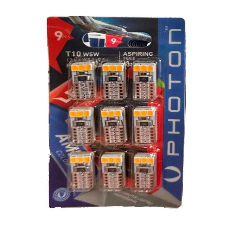 Photon T10 W5W 12V AMBER ASPIRING SERIE (9LU BLİSTER) PH7010 NA B9
