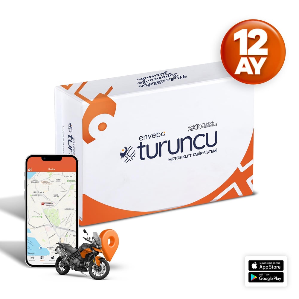 TURUNCU MOTOSİKLET TAKİP CİHAZI (12 AYLIK)