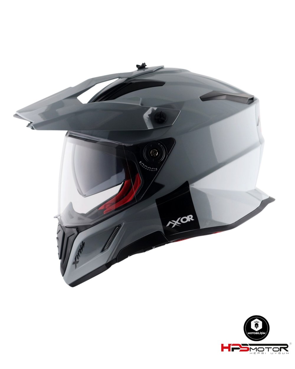 Axor X Cross Sc Dual Visor Nichel Nardo Grey Kask