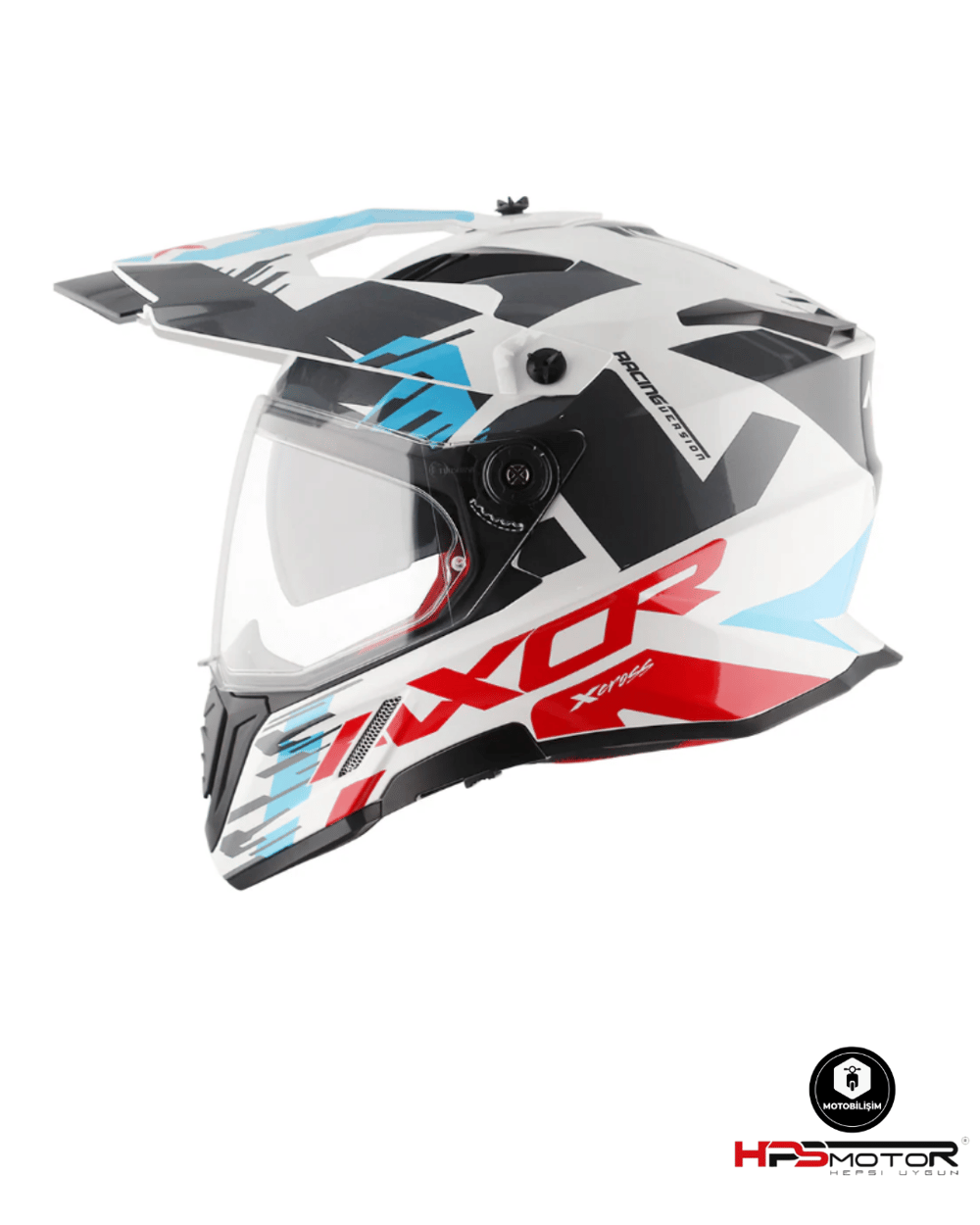 Axor X Cross X1 Dual White Red Kask