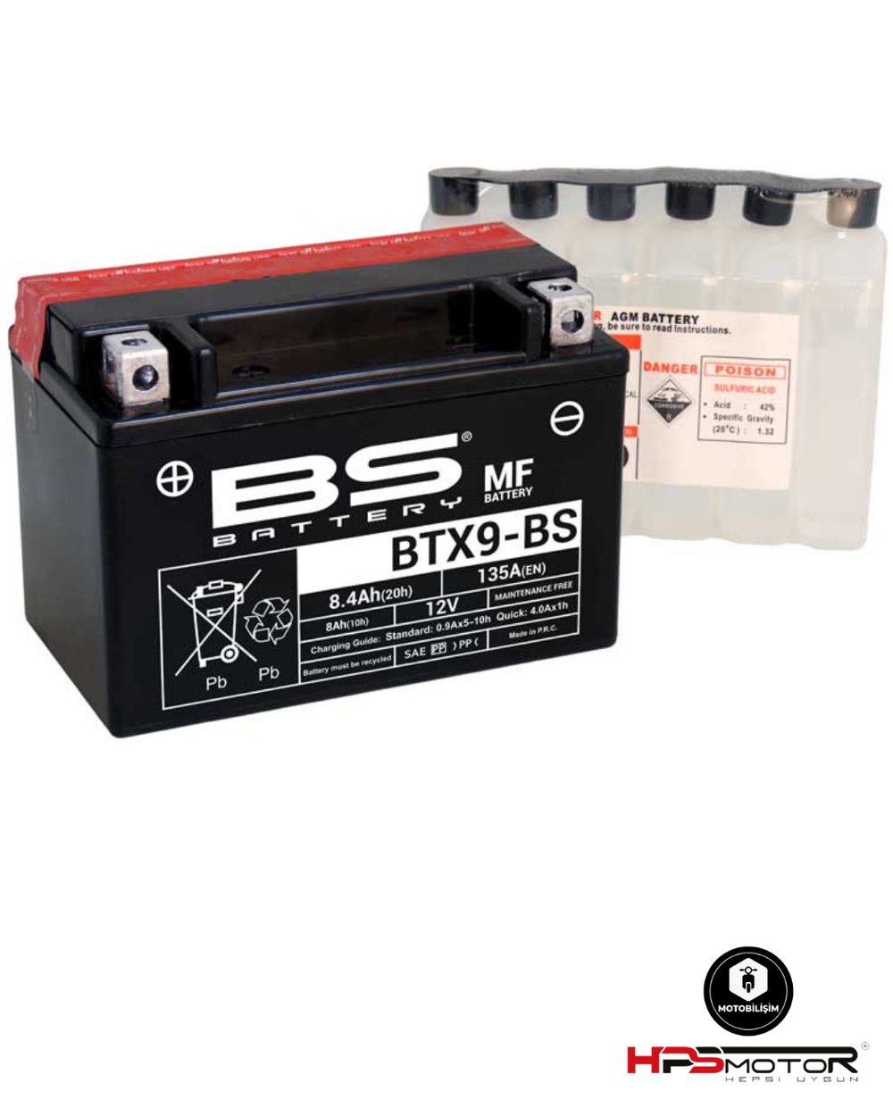 BS Akü BTX9-BS