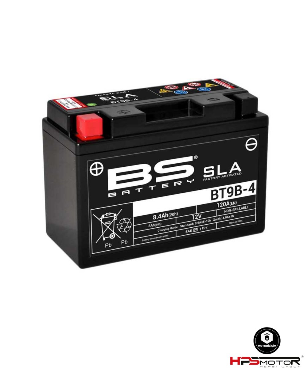 Bs Battery BT9B-4 Sla Akü