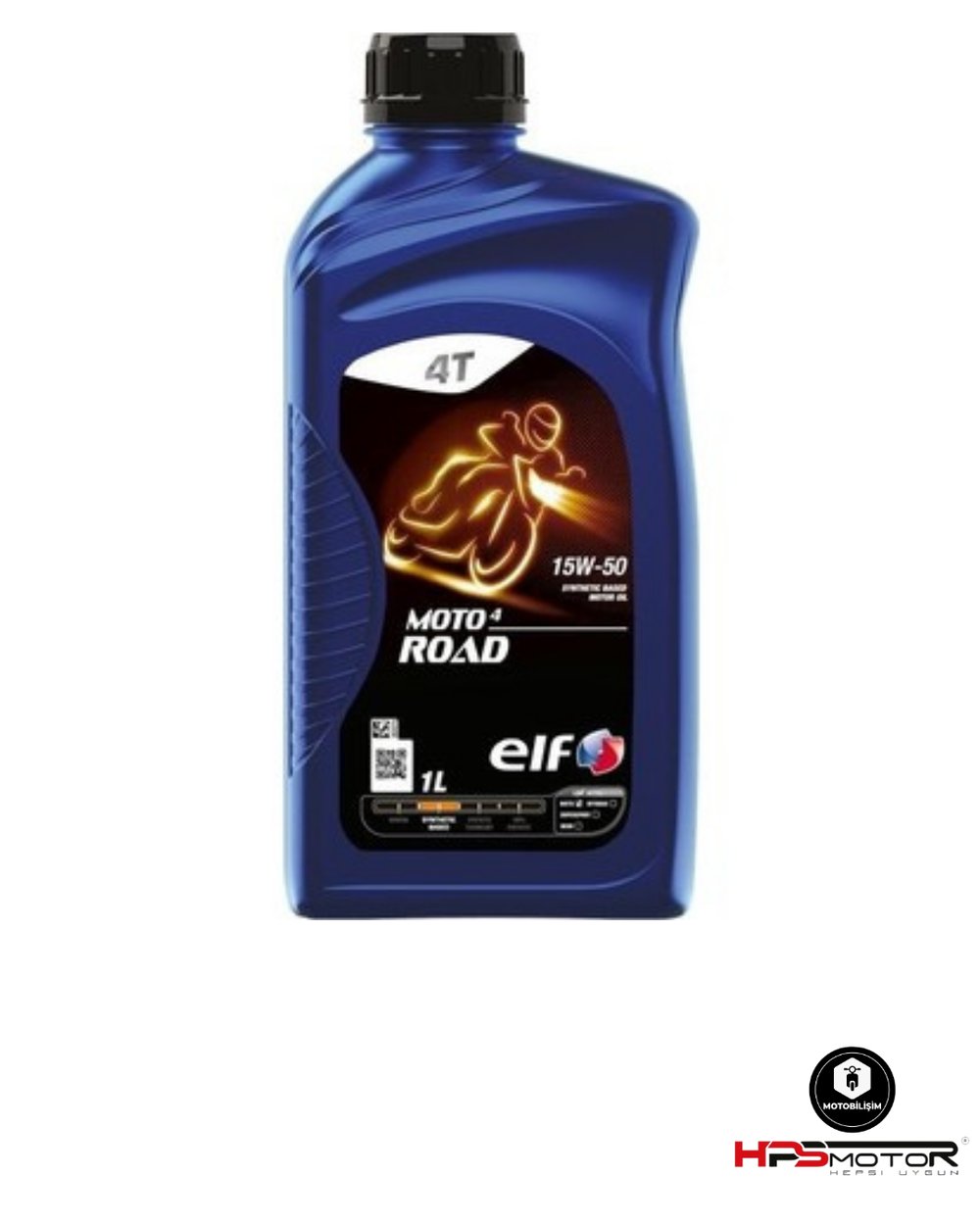 Elf Moto 4 Road 15W-50 Sentetik Motosiklet Yağı