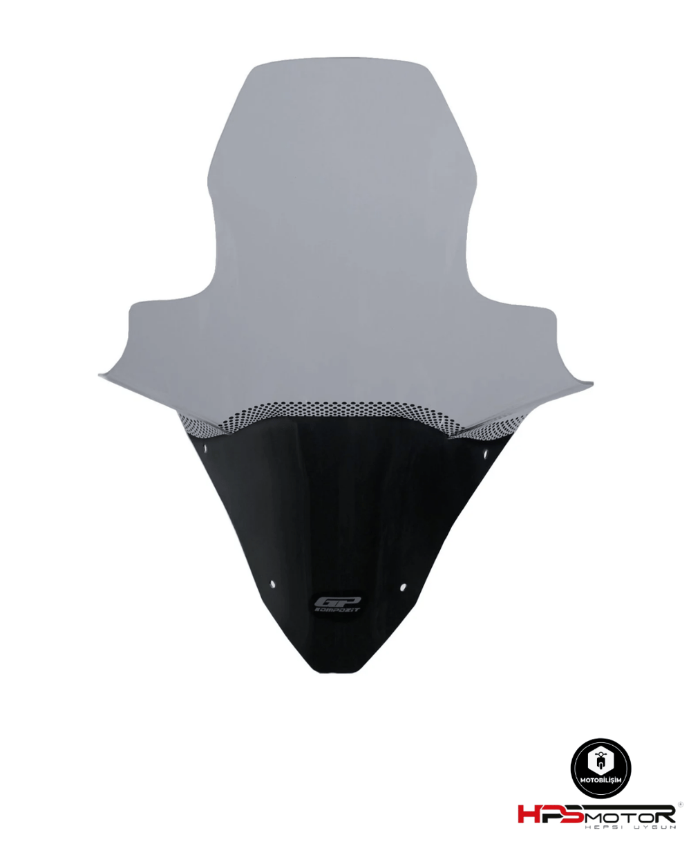 GP Kompozit Honda PCX 125 / 150 2020-2024 Uyumlu Elcikli Ön Cam Füme